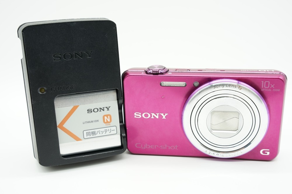SONY Cyber-shot DSC-WX170 Pink Compact Digital Camera - Tested & Working
