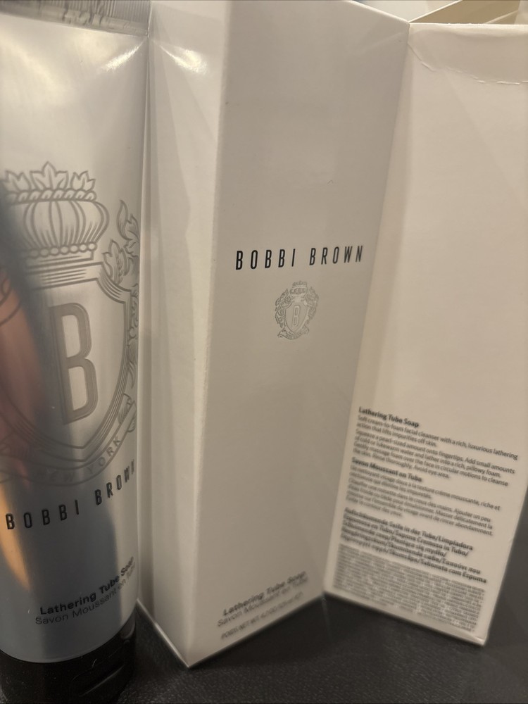 BOBBI BROWN Lathering Tube Soap Cleansing Foam Net Wt 4.2 oz
