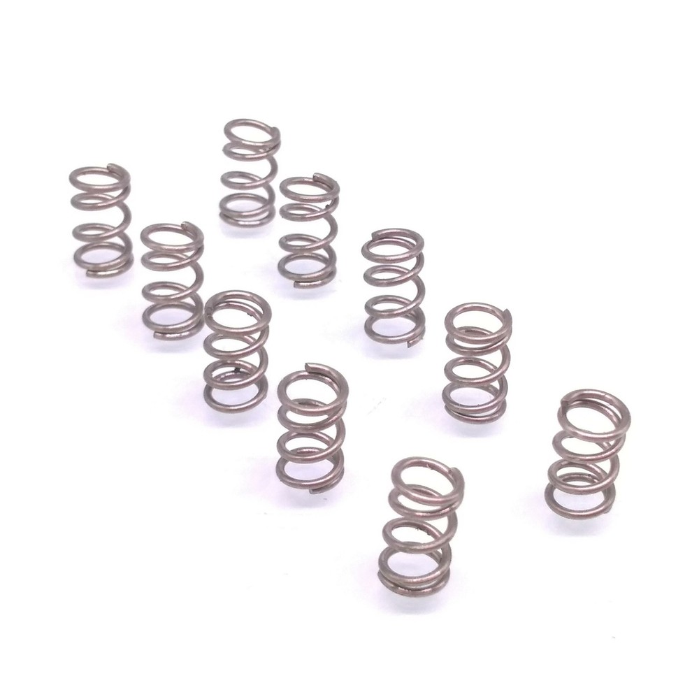 10pcs 0.8x8x10mm Stainless Steel Compression Pressure Springs
