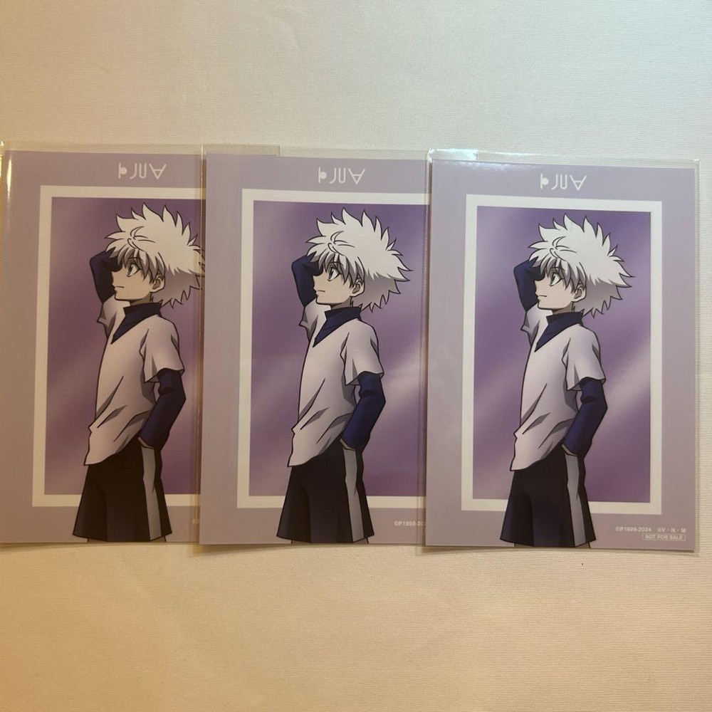 Hunter x Hunter Killua Bonus Bromide Set of 3  Anime Limited Edition
