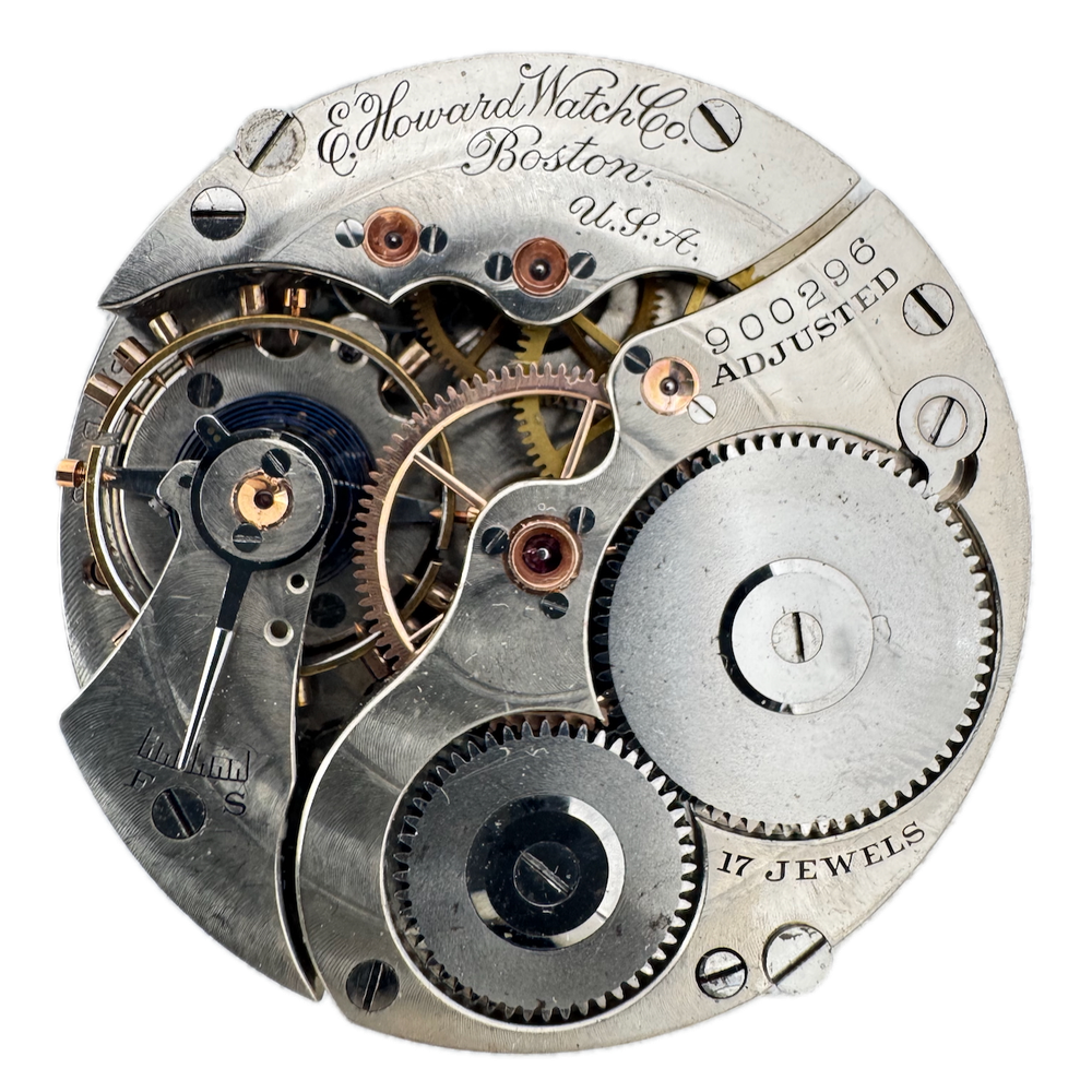 Antique 1906 E Howard 17J Mechanical Pocket Watch Movement 16s 3 USA