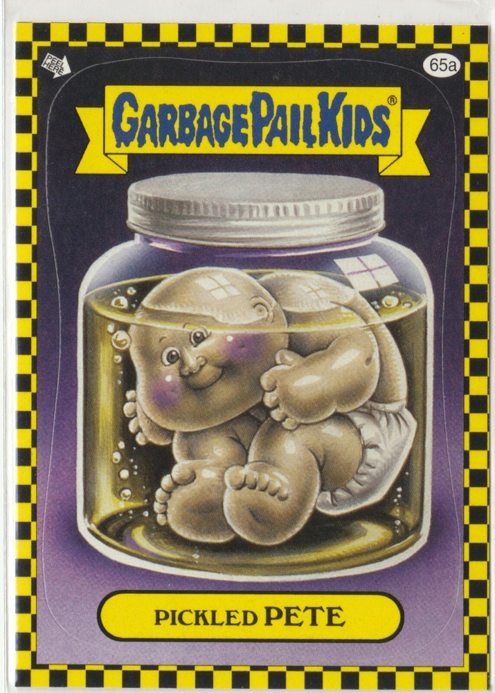 Lost GPK 2010 Flashback Series 1 Pickled Pete #65a Garbage Pail Kids Card