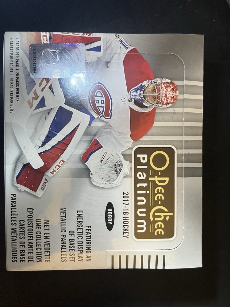 2017-18 Upper Deck O-Pee-Chee Platinum NHL Hockey Hobby Box-Factory Sealed