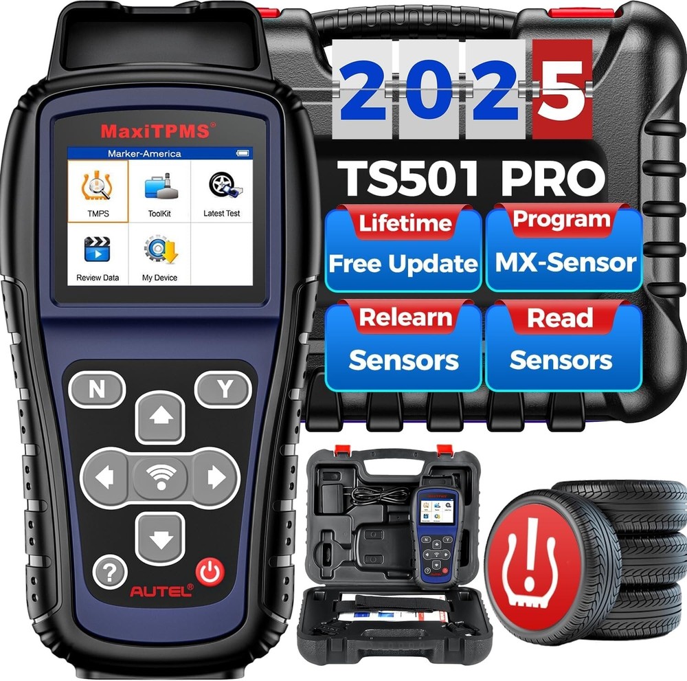 Upgrade TPMS with MaxiTPMS PRO Tool – TS508 Equivalent, 99% Sensor Activation Success