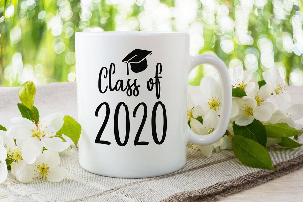 Taza de café de graduación personalizada regalo de graduación 2020 taza graduada personalizada senior