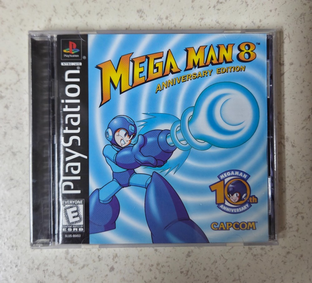 PLAYSTATION CAPCOM MEGA MAN 8 CIB VERY RARE! AUTHENTIC TESTED PS1 PSX