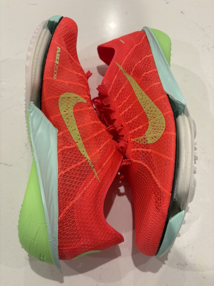 Size 8 - Nike Zoom Victory 2 Track Spikes Bright Crimson Lime Blast | FD8411-600