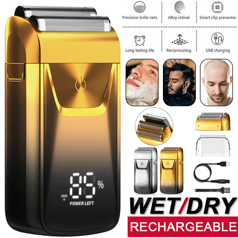 2025 Electric Shaver Trimmer Razor Rechargeable Hair Beard Trimmer Clipper 2IN1