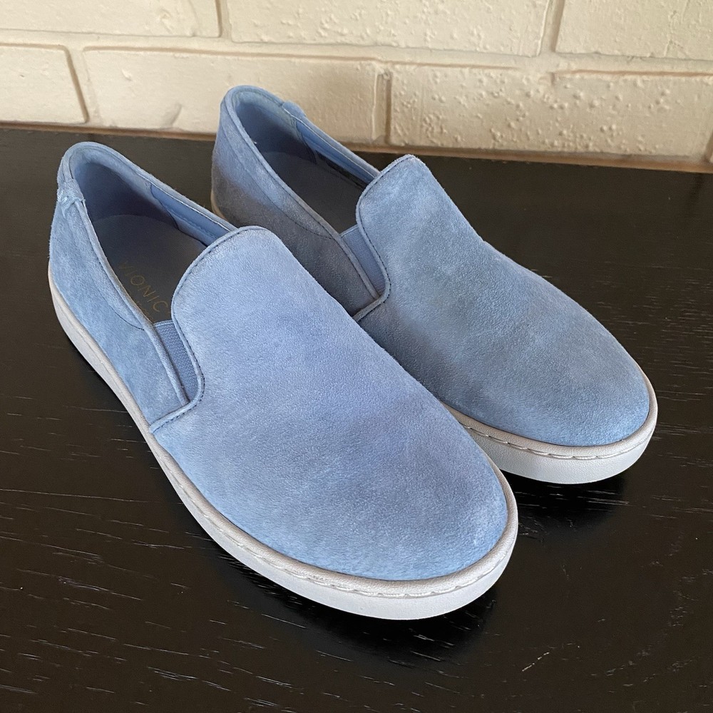Vionic Mahoney Avery Pro Slip On Sneakers with Arch Support Suede Comfort Size 8.5