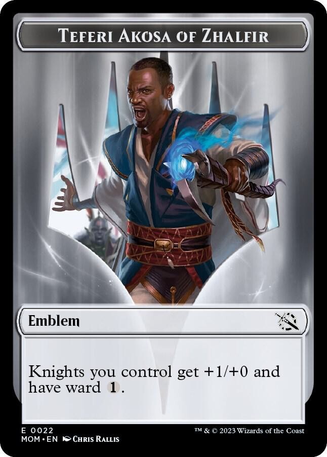 Teferi Akosa of Zhalfir 0022 Treasure Token MTG March of the Machine Foil