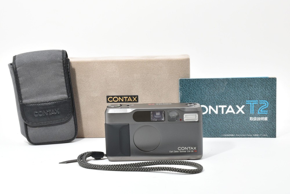 Read [Near MINT] Contax T2 Titan Black 35mm Point & Shoot Film Camera From JAPAN