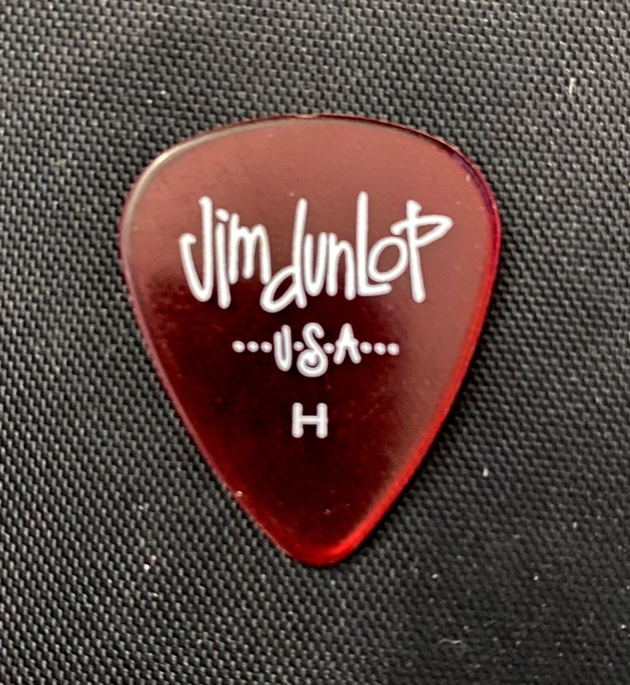 Dunlop Heavy Gel Guitar Picks 3 Pack Transparent Red