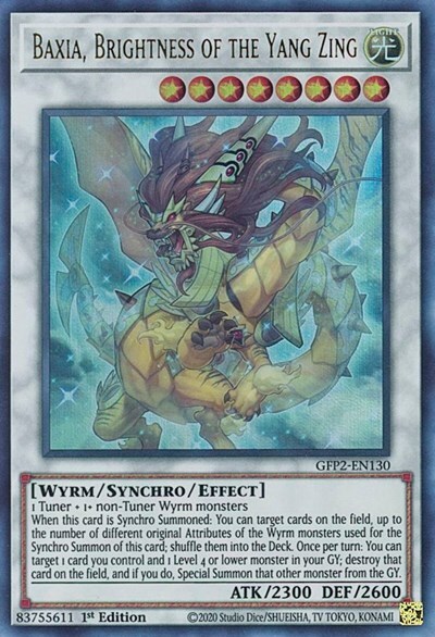 Baxia Brightness of the Yang Zing NM YuGiOh Ghosts From the Past 2nd Haunting
