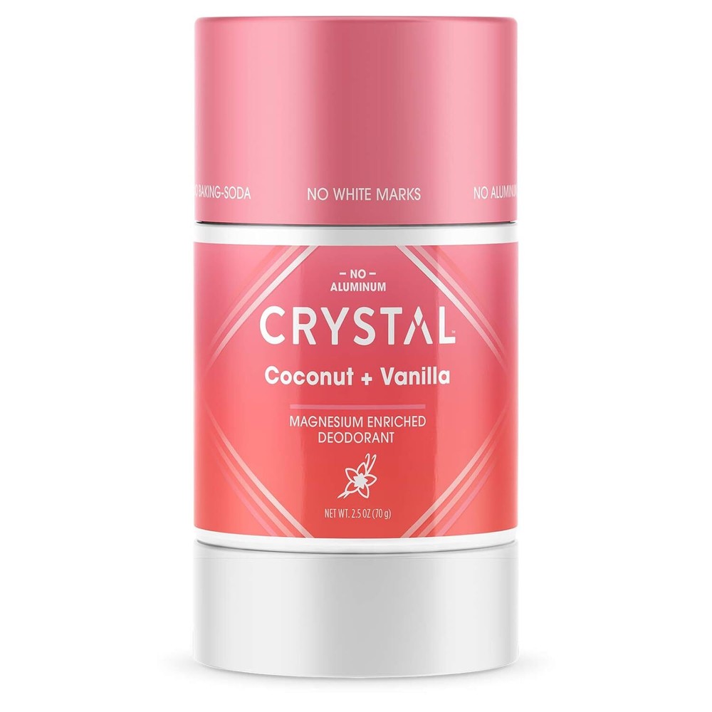 Crystal Magnesium Solid Stick Natural Deodorant, Non-Irritating Aluminum Free De
