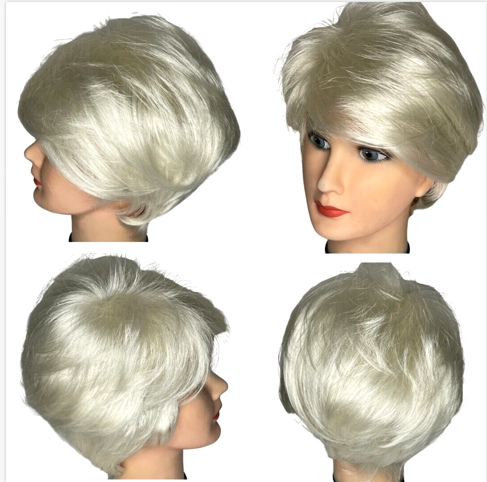 Ellen Wille short wig layered HAIRPOWER Disc Platin Mix bangs platinum NEW NIB