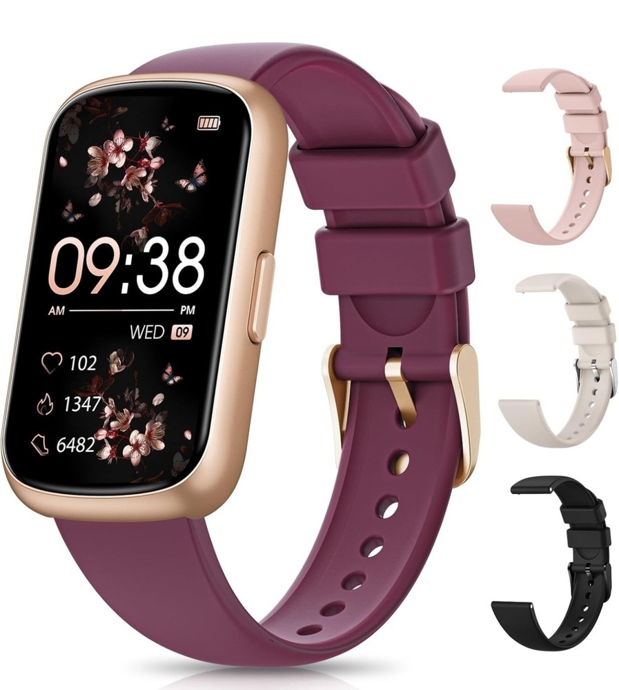 Fitness Tracker, Fitness Tracker Watches for Women with Heart Rate/Blood Oxygen/