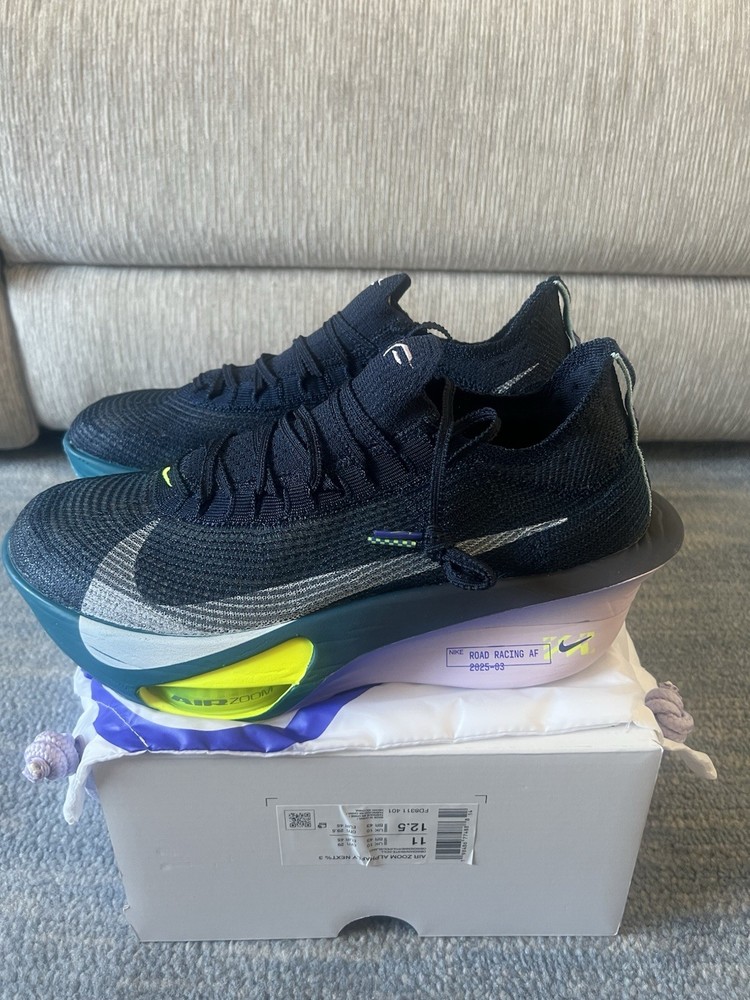 Nike Air Zoom Alphafly NEXT% 3 Obsidian Persian Violet FD8311-401 Men’s Size 11