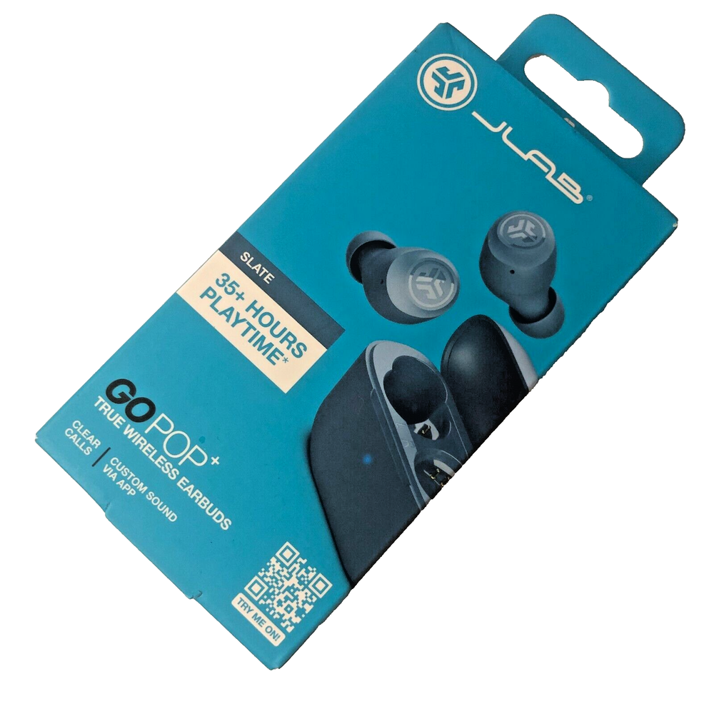 JLab EBGAIRPOPRSLT124 GO Air POP True Wireless In-Ear Headphones - Slate