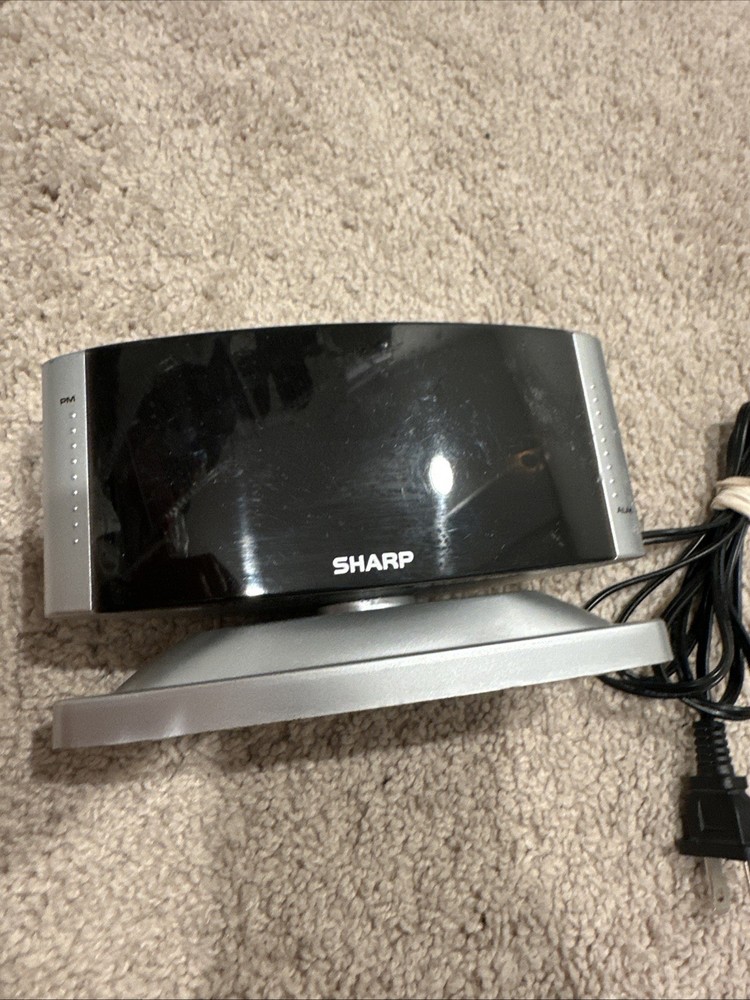 Large Display Sharp Alarm Clock SPC033 Digital Jumbo Easy Read Works swivel base