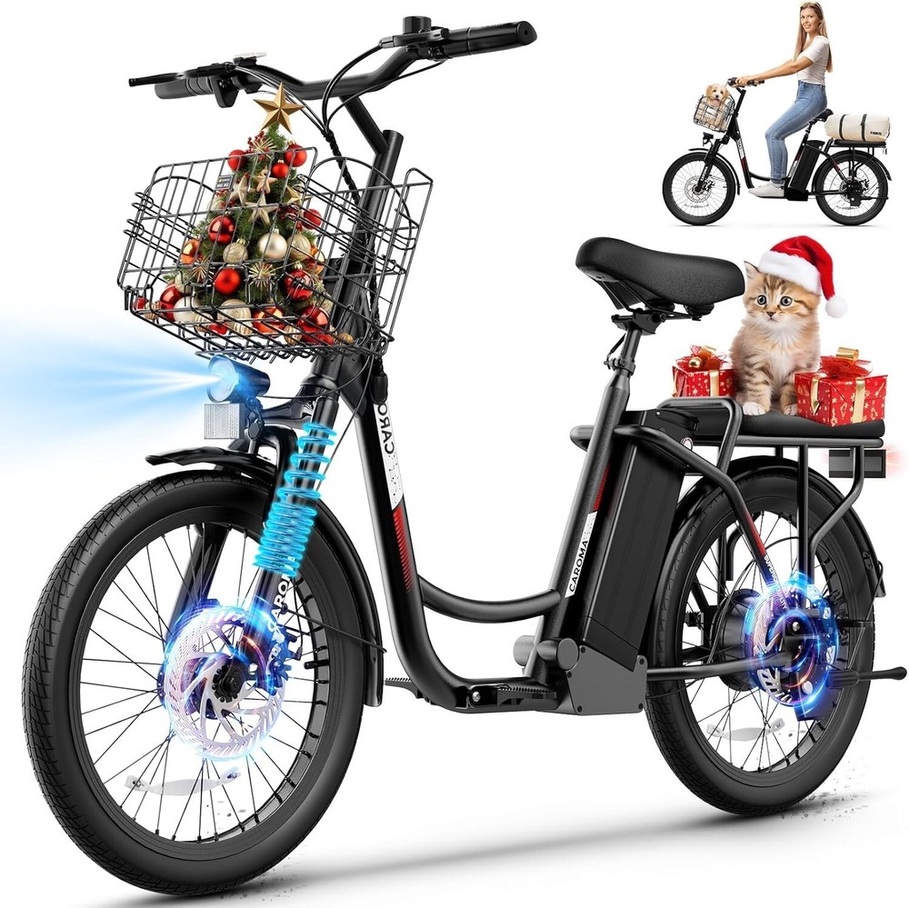 NEW Peak 819W Electric Scooters with Seat, Electric Bike 48V Lithium-Battery