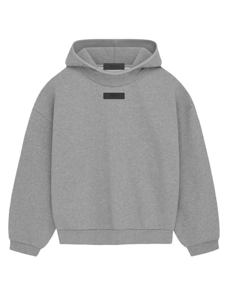Fear of God Essentials Dark Heather Oatmeal Pullover Hoodie 192SP242053F