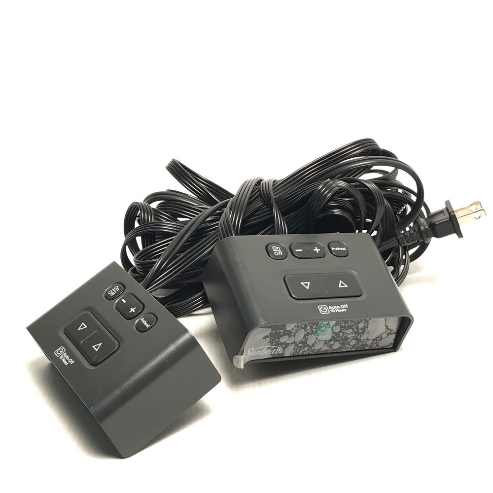 SUNBEAM DUAL CONTROL Electric Blanket Controller PAC-0531 U85KQA 4-PRONG TESTED