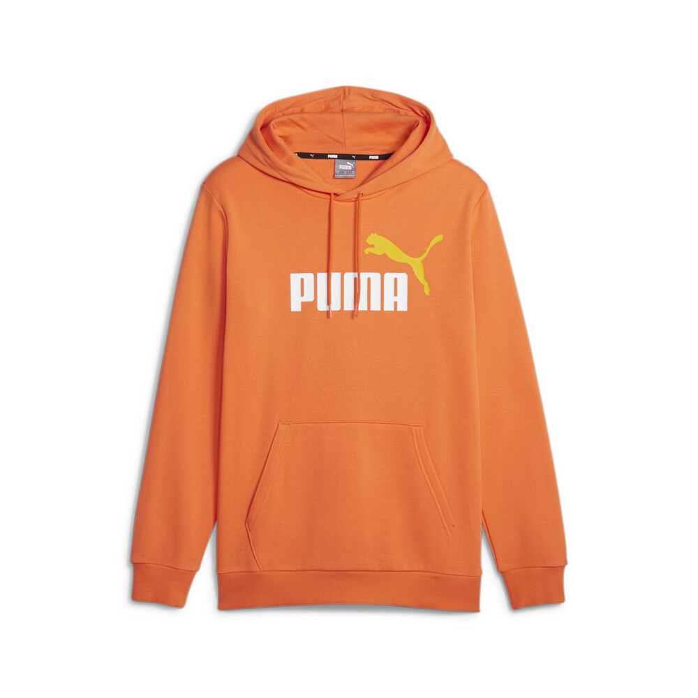 Puma Essentials Two Tone  Logo Pull Over Hoodie Mens Size S  Casual Outerwear 58
