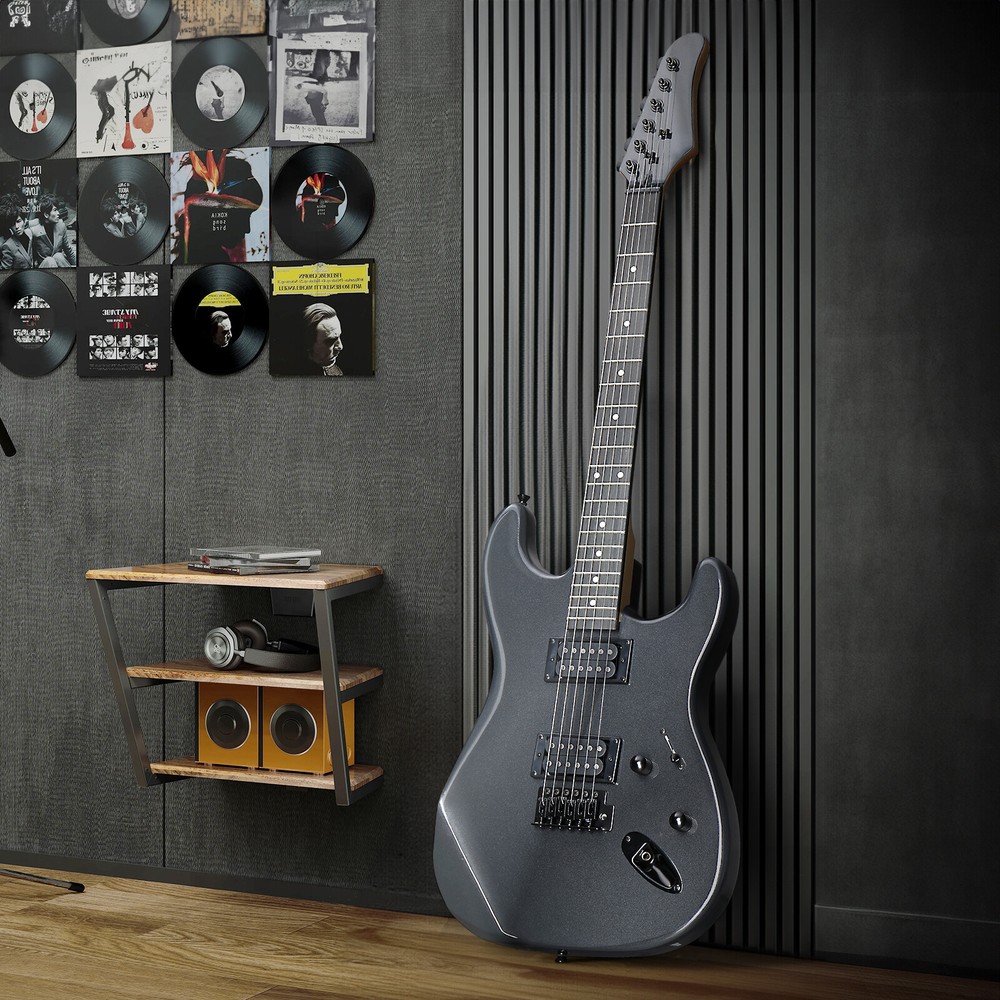 39 Inch Electric Guitar Kit, Beginner Full Size Basswood Electric Guitar Gig Bag