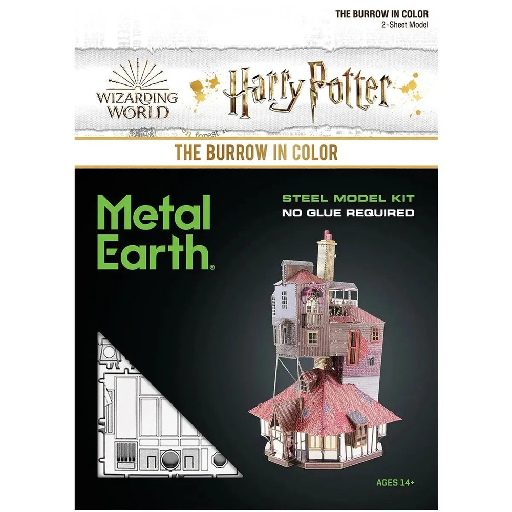 Harry Potter The Burrow Steel Color Figure Model Kit with Moderate Difficulty