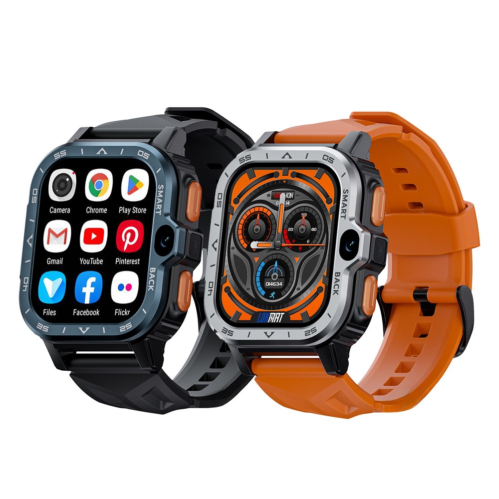 2024 4G Android Smart Watch with GPS WiFi Dual Camera 2GB RAM 16GB ROM for Men and Women