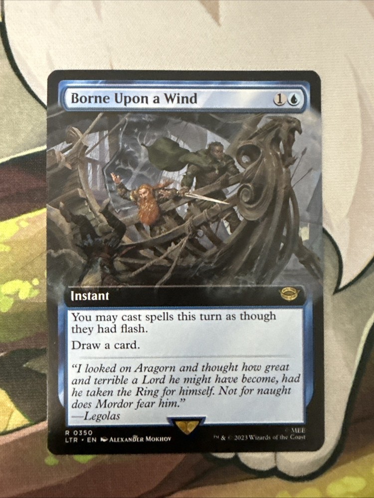 Borne Upon a Wind Lord of the Rings Tales of Middle-Earth NM EN MTG
