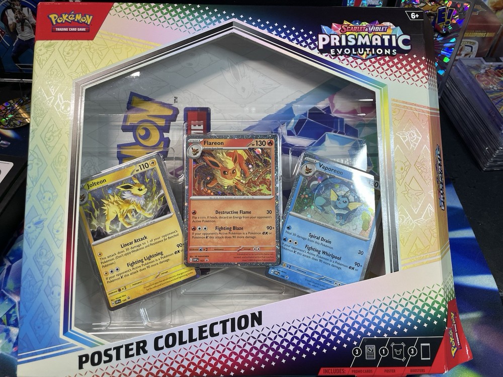 Pokemon - Prismatic Evolutions POSTER & PROMO Cards