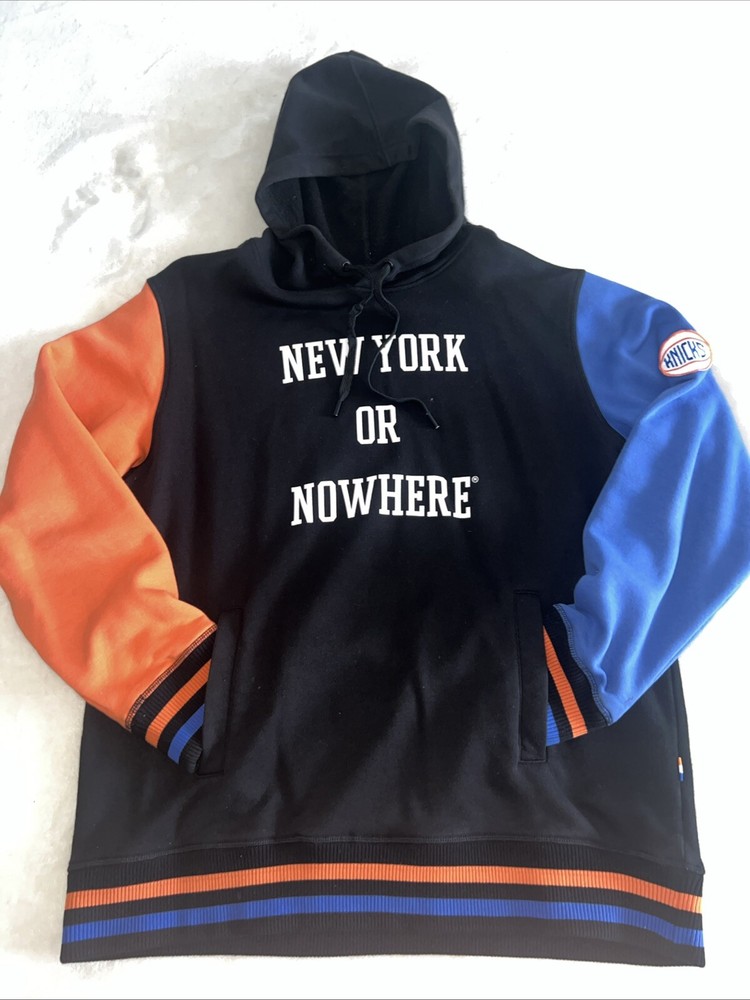 2020 NBA New York Knicks NYONW Collab Drawstring Hoodie Size XL