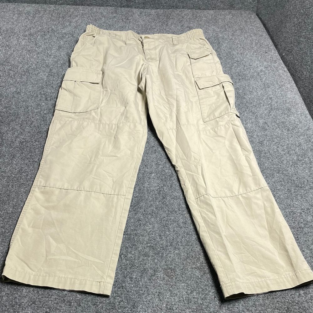 Genuine Gear Menizumi Men's Beige Straight Leg Cargo Pants W38 L32