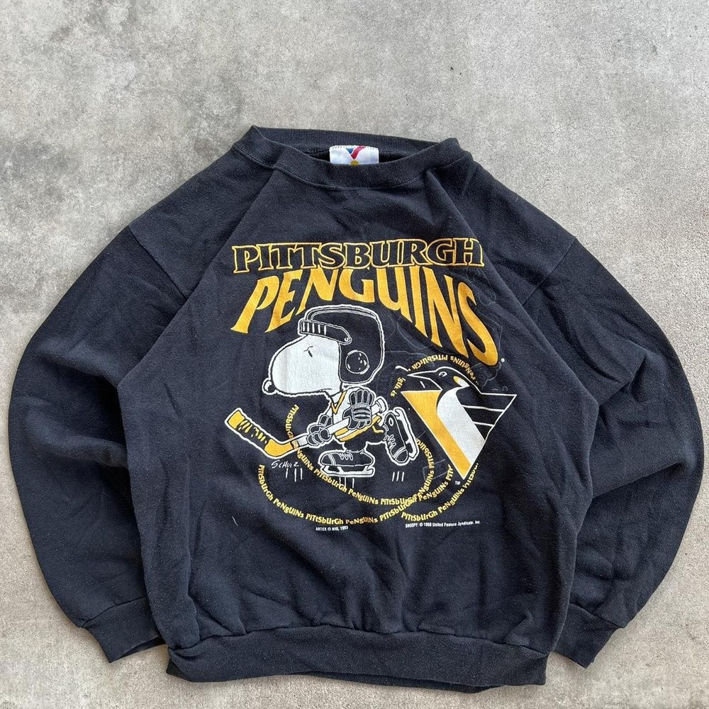 90’s Pittsburgh Penguins Peanuts Crewneck Sweatshirt Unisex shirt RM0358