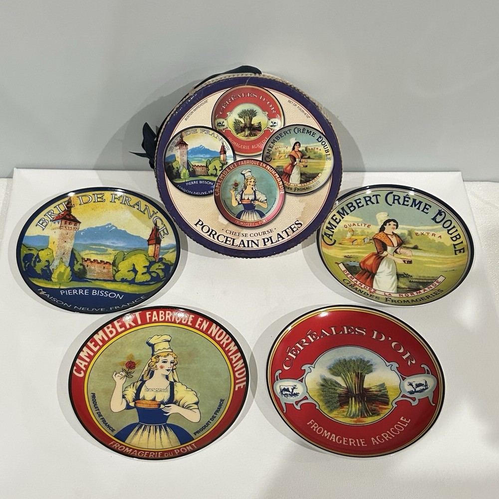 Pier 1 French Cheese Course Plates 6.5