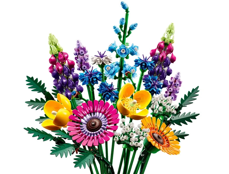 LEGO Icons Wildflower Bouquet 10313 Building Kit for Adults  