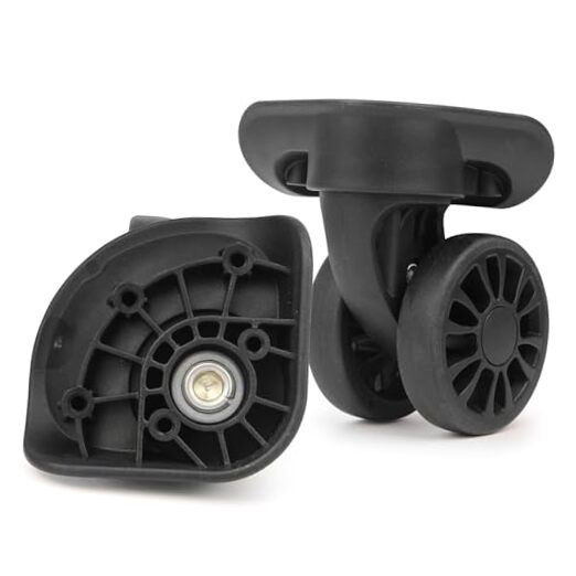 Luggage Wheels Replacement 2 pcs Suitcase Replacement Wheels Wear-Resistant