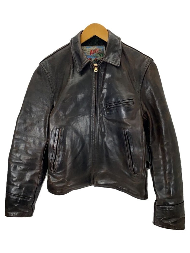 Aero Leather Jacket Blouson/36/Horseskin/Brw// 3369