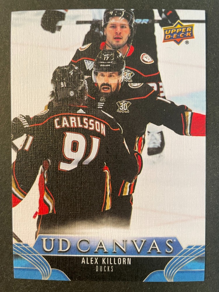 Alex Killorn 2023-24 Upper Deck Extended Series UD Canvas C301 Anaheim Ducks Hockey Card