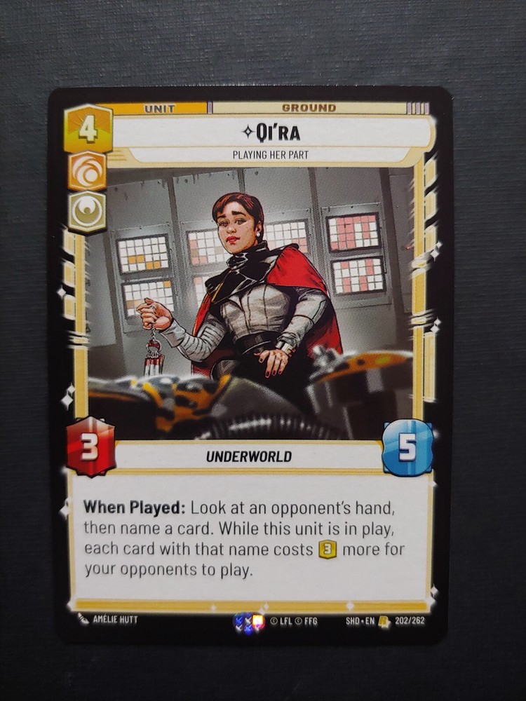 QI'RA - Rare - Star Wars Unlimited TCG - Shadows of the Galaxy
