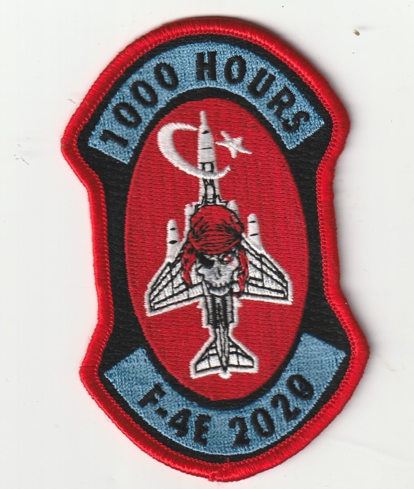 TUAF Turkey Turkish air force 1000 Hours  Phantom  F-4E 2020 patch