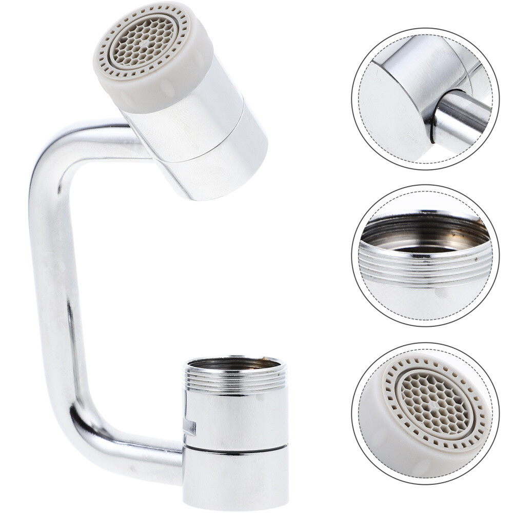 Bathroom Kitchen Rotatable Sink Adapter Sprayer Attachment Adapter for Sink Home