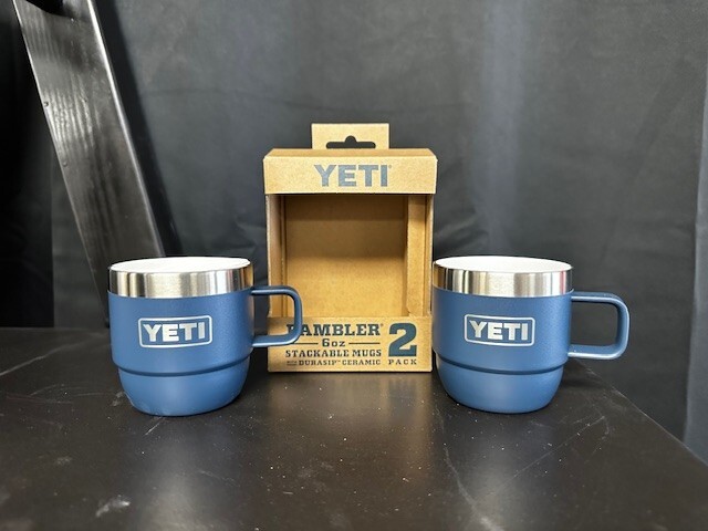 YETI Rambler 6 oz. Stackable Mug Espresso/Coffee - Navy Blue