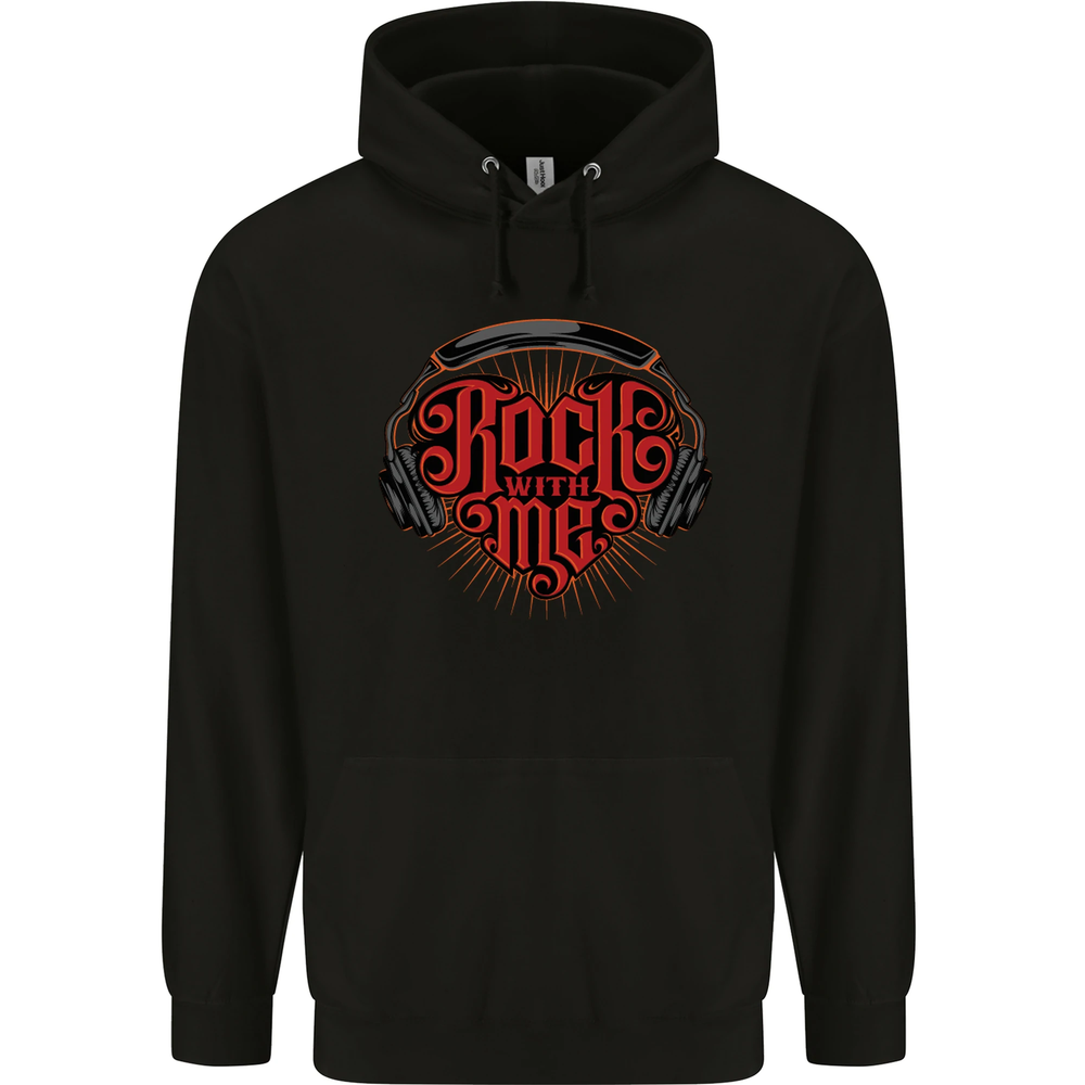 Heavy Metal Music Guitar Rock Hoodie for Men - 80% Cotton