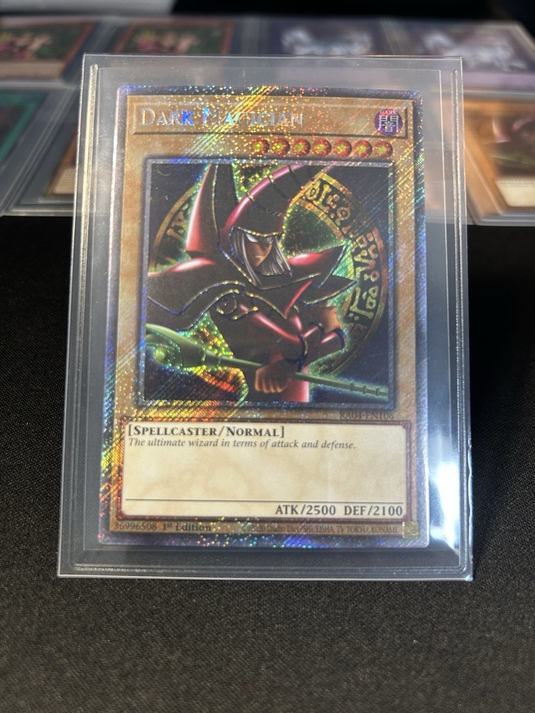 Dark Magician Arkana Platinum Secret Rare Quarter Century Stampede 1st Edition