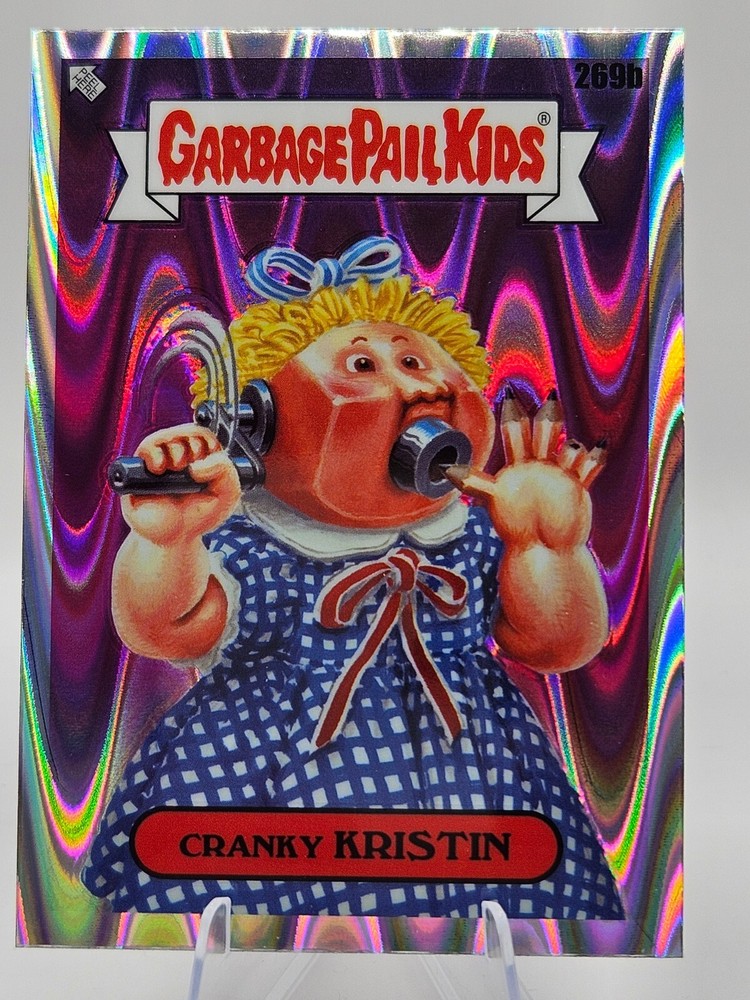 Cranky Kristin #269b Drool Garbage Pail Kids GPK 2024 Chrome Series 7 CS7