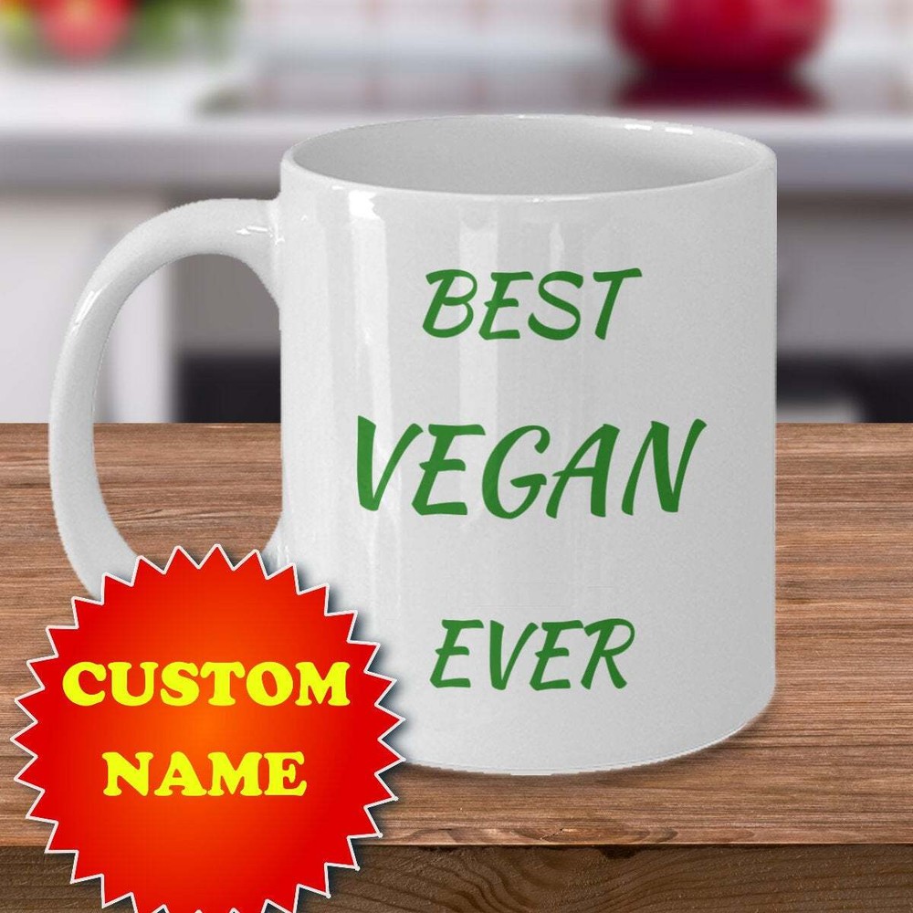 Vegan Personalized Mug Best Vegan Ever Personalized Gifts For Vegans Funny Vegan
