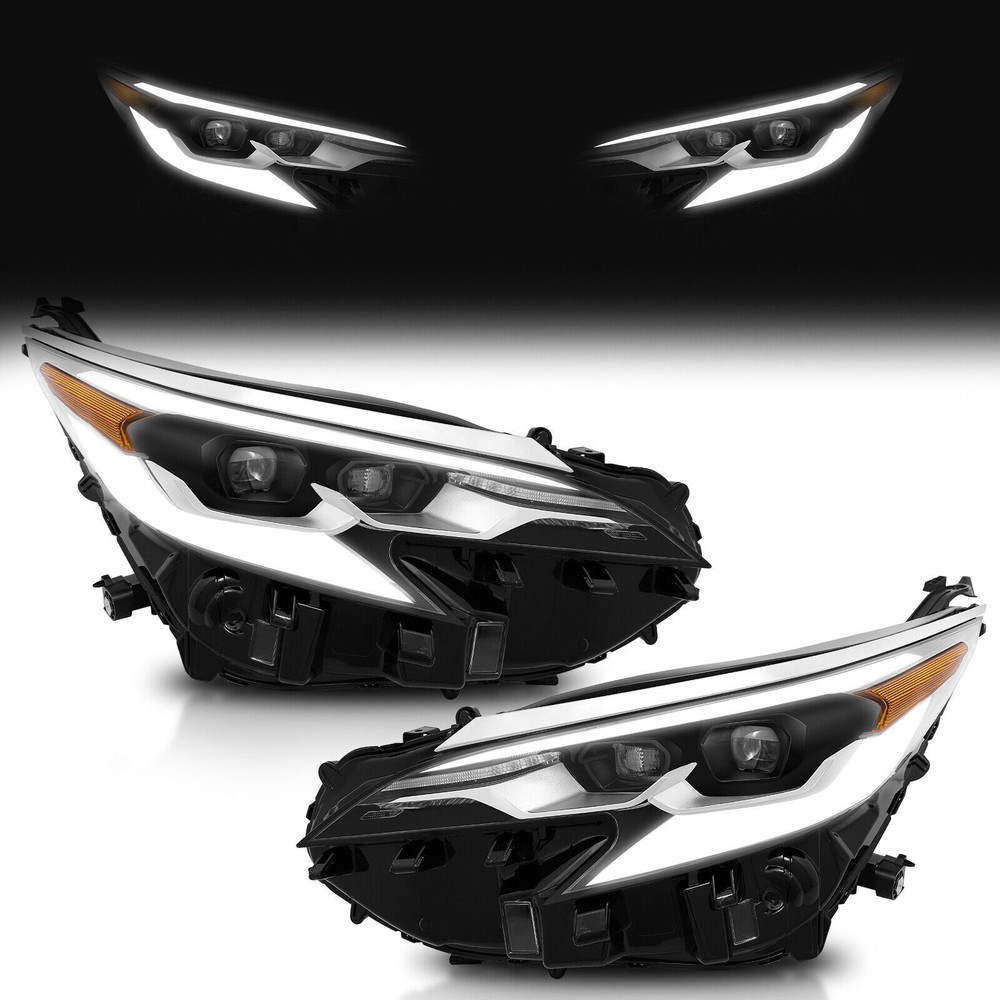 Upgrade Full-LED Projector Headlights For 2021-2025 Toyota Sienna LE XLE w/DRL