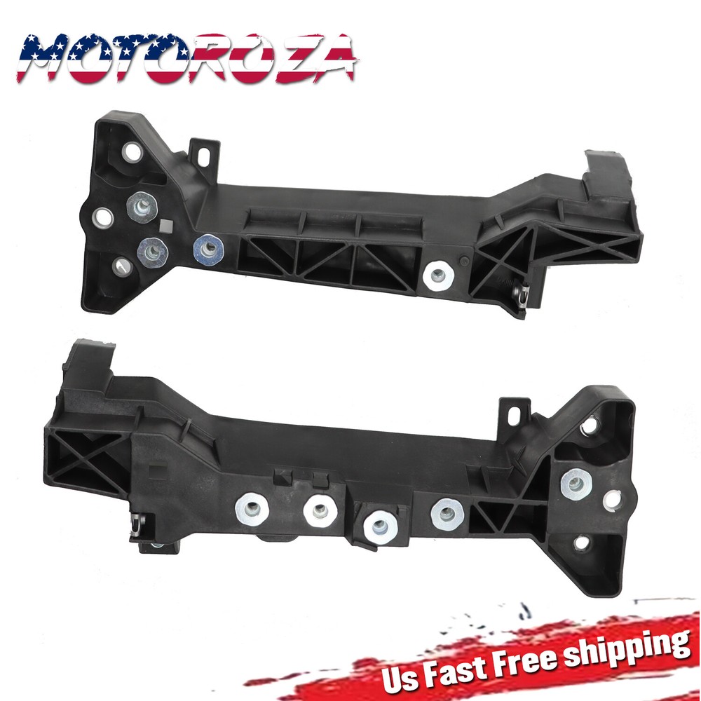 For Infiniti Q50 Q60 Radiator Core Support Fender Mounting Brackets Set 2pc